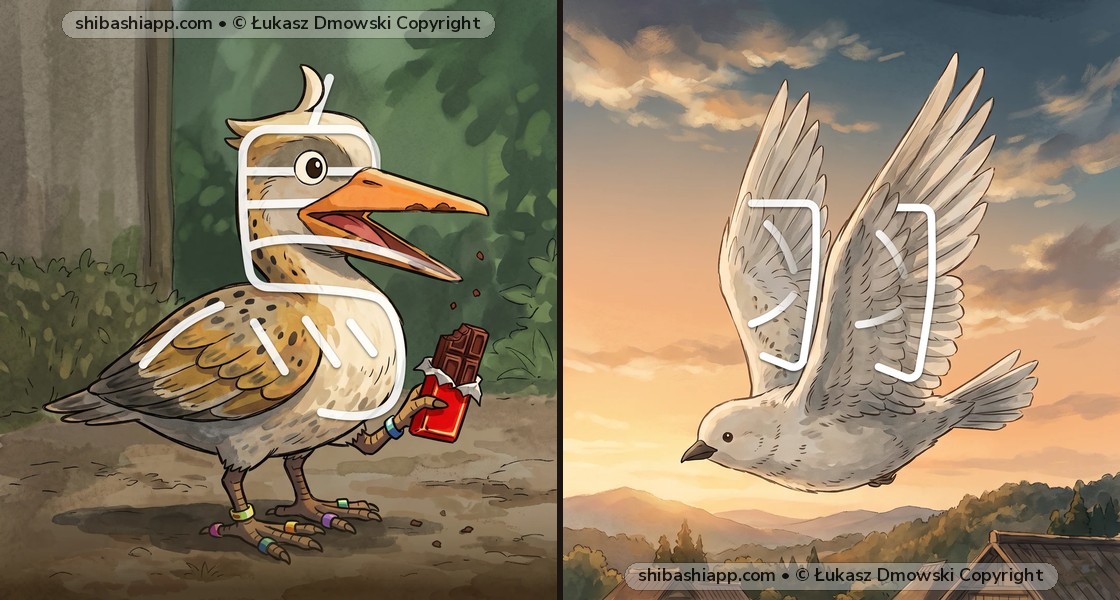 鳥 (Bird) vs. 羽 (Feathers) vs. 集 (Gather) vs. 進 (Advance): The Feathered Kanji Family