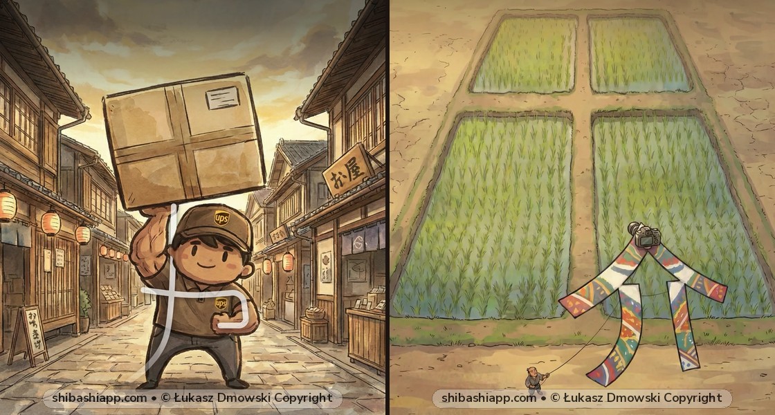 The Rice Field Radical (田): Why 田 Appears in 男 (Man), 町 (Town), 界 (World) & 思 (Think)