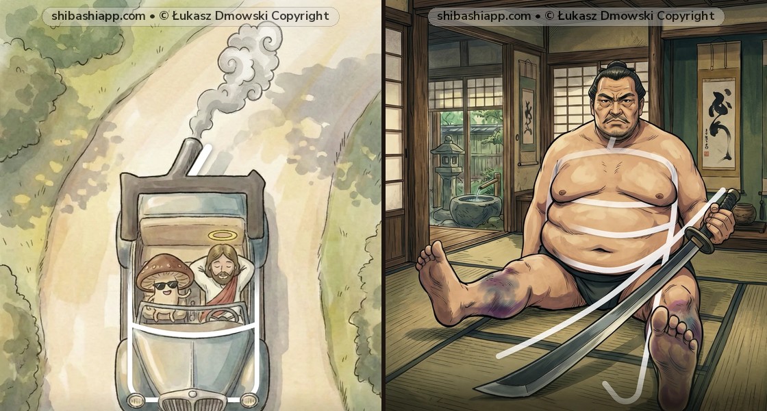 Self & Body in Japanese Kanji: 自 (Jibun — Self), 身 (Mi — Body/Status), 体 (Karada — Body) & 己 (Onore)