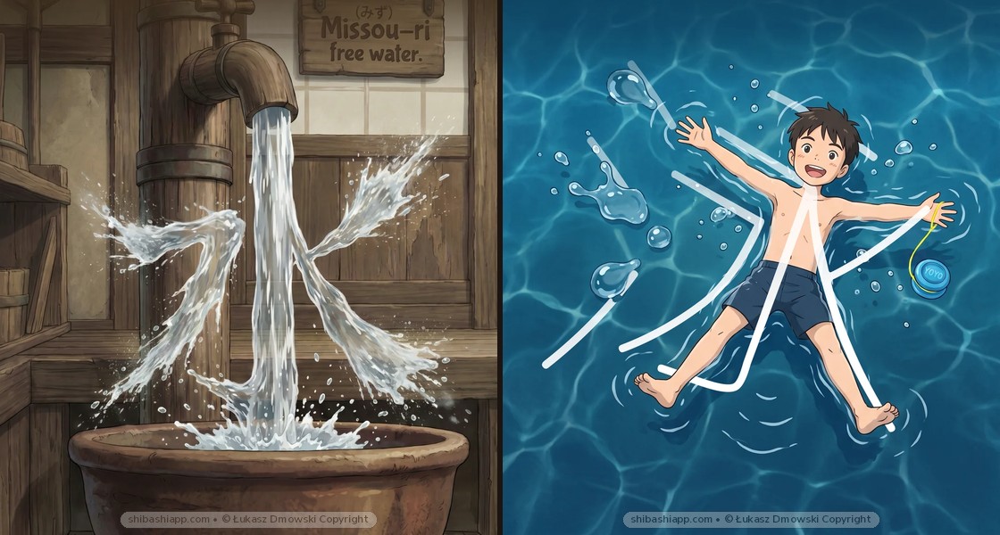 Kanji for Water (水), Swim (泳), Sea (海) & Ocean (洋): Mastering the Water Radical (氵)