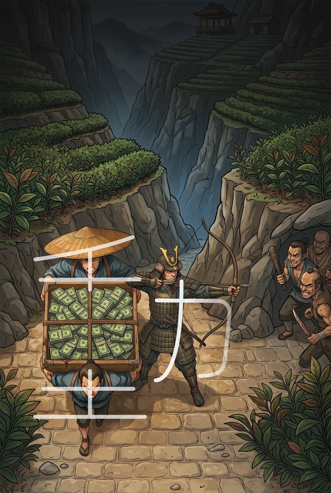 Kanji 動 (Move) mnemonic tile