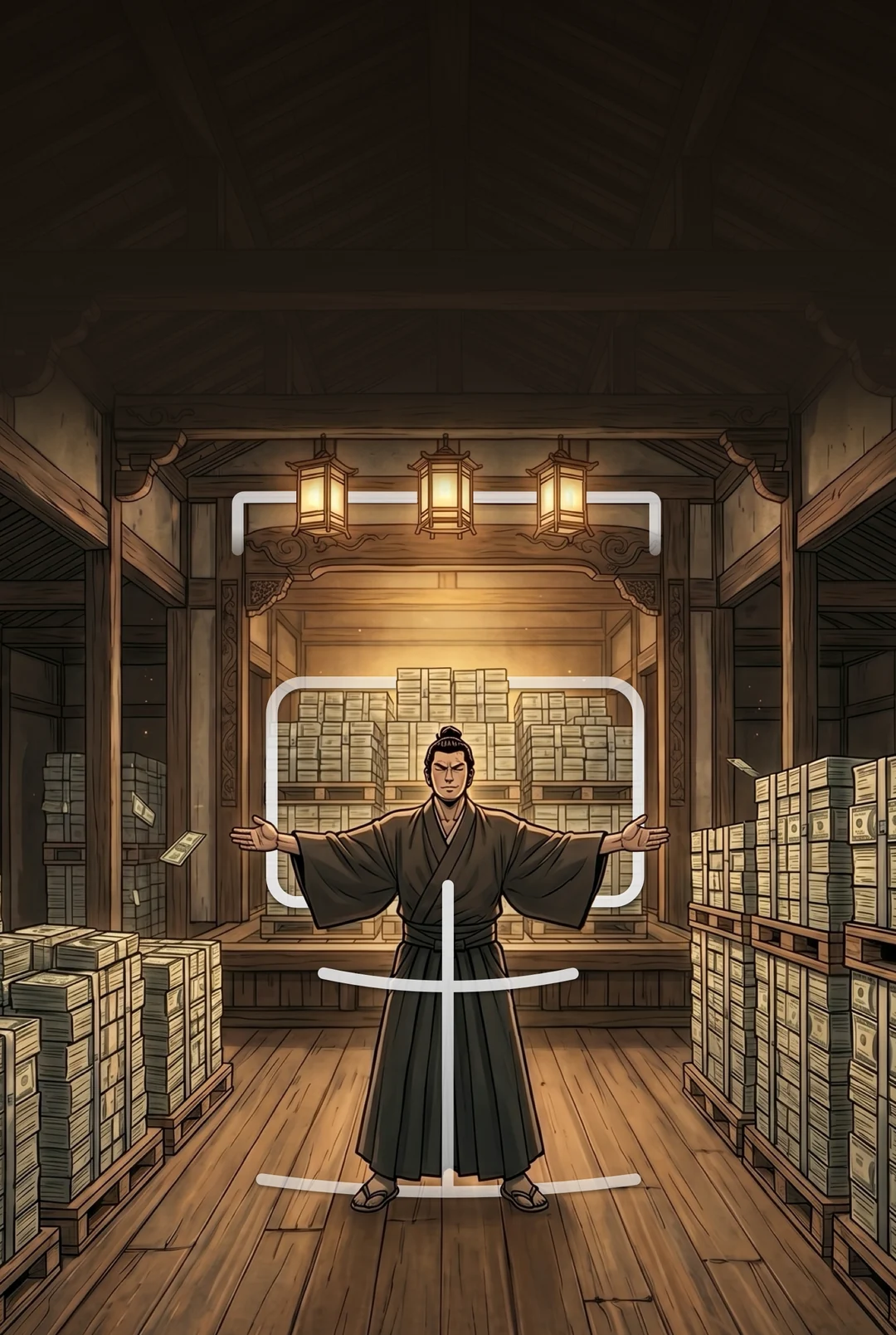 Kanji 堂 (Hall) mnemonic tile