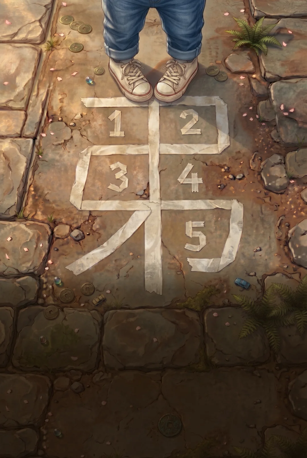 Kanji 弟 (Younger Brother) mnemonic tile