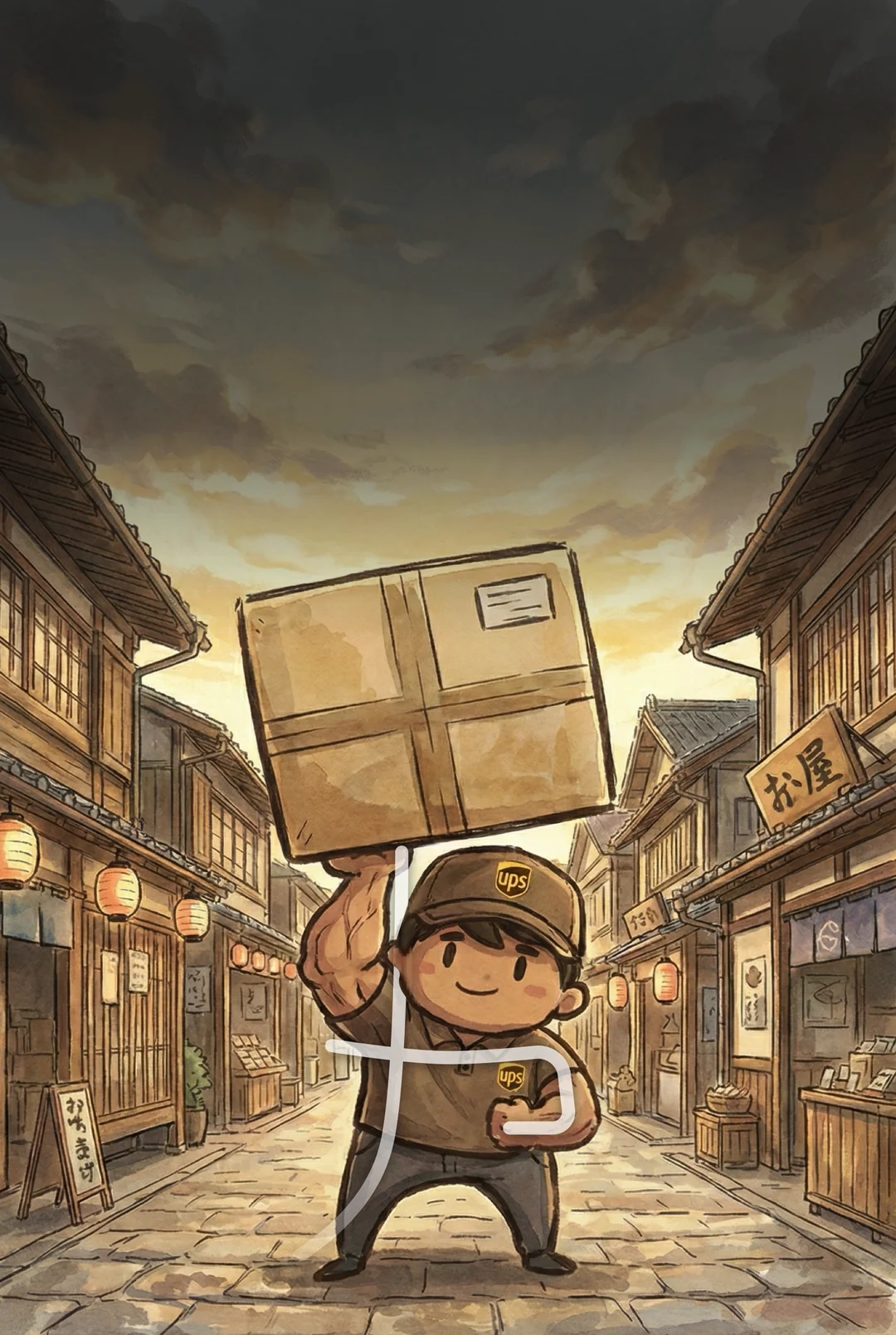 Kanji 男 (Man) mnemonic tile