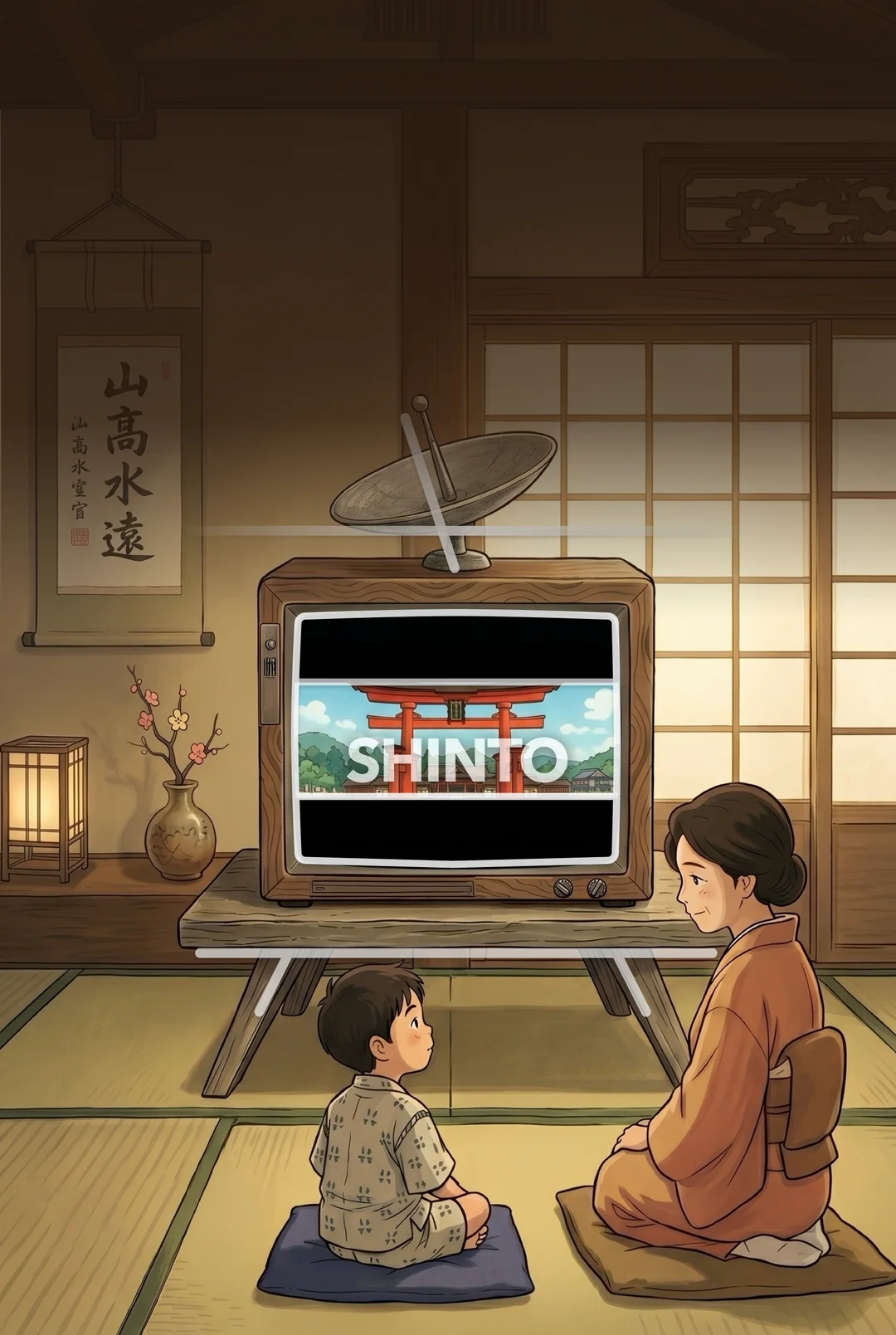 Kanji 真 (Truth) mnemonic tile